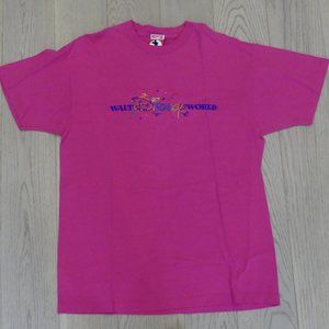 Walt Disney World Graphic Mickey Inc Vintage Pink Medium T-Shirt